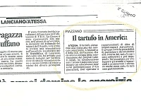 Il Centro - Il tartufo in america