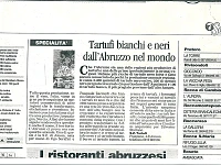 Il Centro - Tartufi bianchi e neri dall'Abruzzo nel mondo