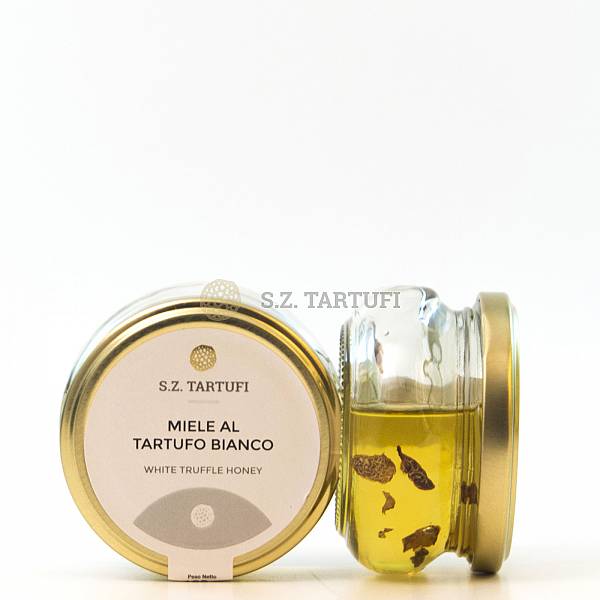 S.Z. Tartufi Food preparation based on acacia honey with White truffle 130 gr. 4,58 oz.