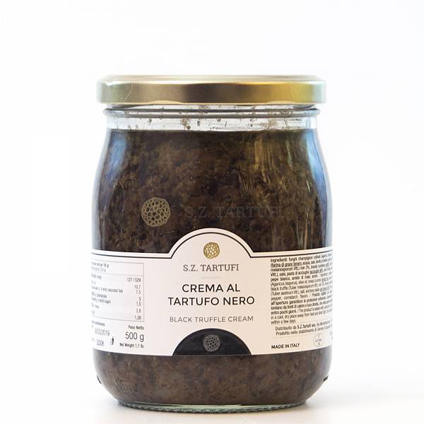 S.Z. Tartufi Black truffle cream 500 gr. 1,1 lb.