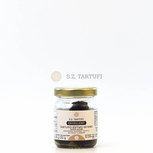 S.Z. Tartufi Natural preserved summer truffle 20-30 gr. 1 oz.