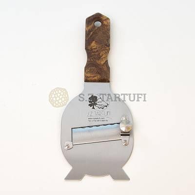 S.Z. Tartufi Affetta tartufi in ACCIAO INOX e manico in LEGNO DI ULIVO