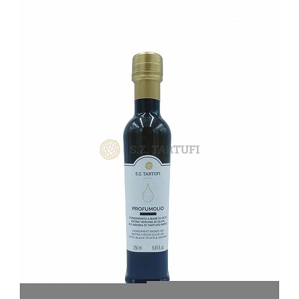 Condiment based on extra virgin olive oil with black truffle aroma 250 ml. 8,4 oz.