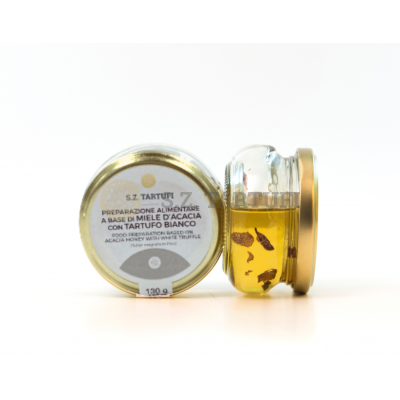 S.Z. Tartufi Food preparation based on acacia honey with White truffle 130g (4,58oz)