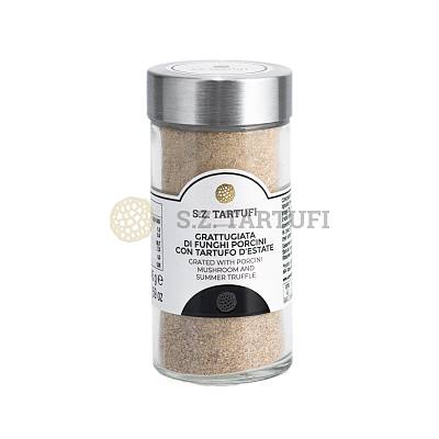 S.Z. Tartufi Gastronomisches Gewürz auf Basis geriebener Gemeine Steinpilz und Sommertrüffel Geriebener 45g