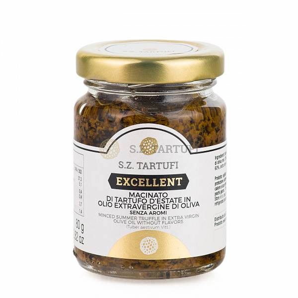 S.Z. Tartufi Macinato di Tartufo d'Estate in olio extravergine di oliva senza aromi artificiali 80g