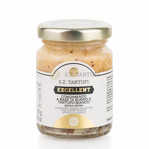 Condiment based on Butter and White Truffle without chemical flavours 80g (2,82oz)