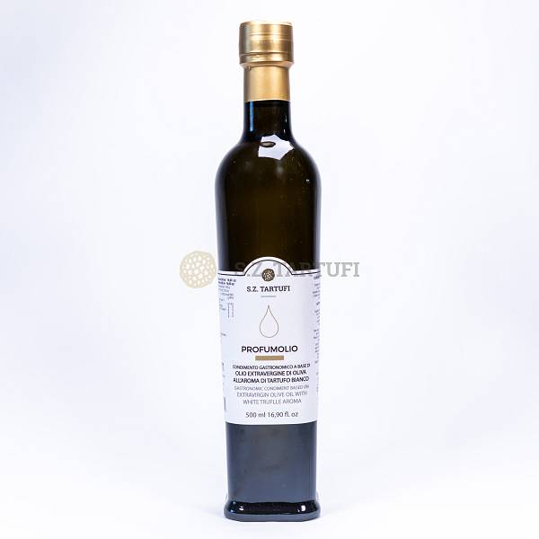 S.Z. Tartufi Condimento a base di Olio Extravergine di Oliva all'aroma di Tartufo Bianco 500ml