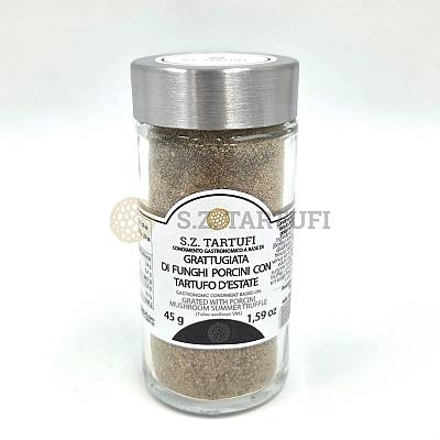 S.Z. Tartufi Gastronomic condiment based on Grated with Porcini Mushrooms and Summer Truffle 45g (1,59oz)